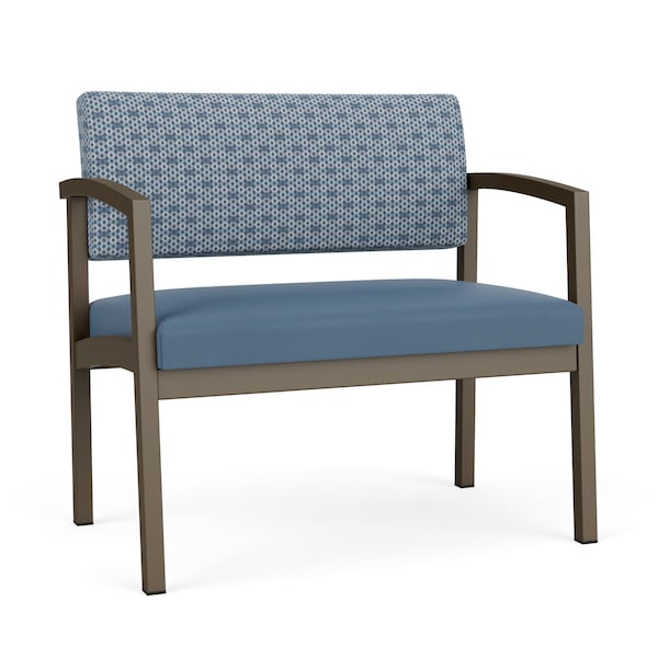 Lesro Lenox Steel Bariatric Chair Metal Frame, Bronze, RS Rain Song Back, MD Titan Seat LS1401 - main